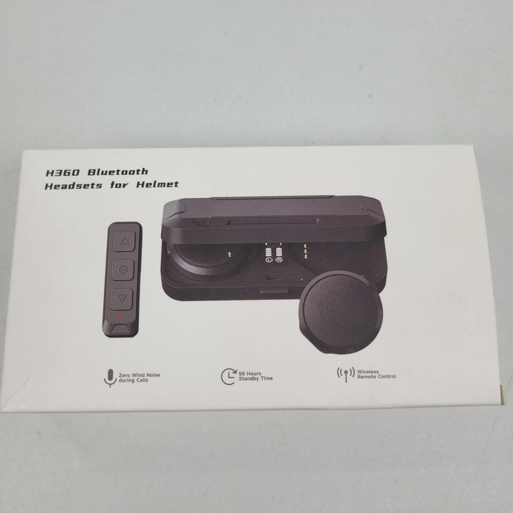 Motorcycle Helmet Headset with Remote Control No Installation True Wireless